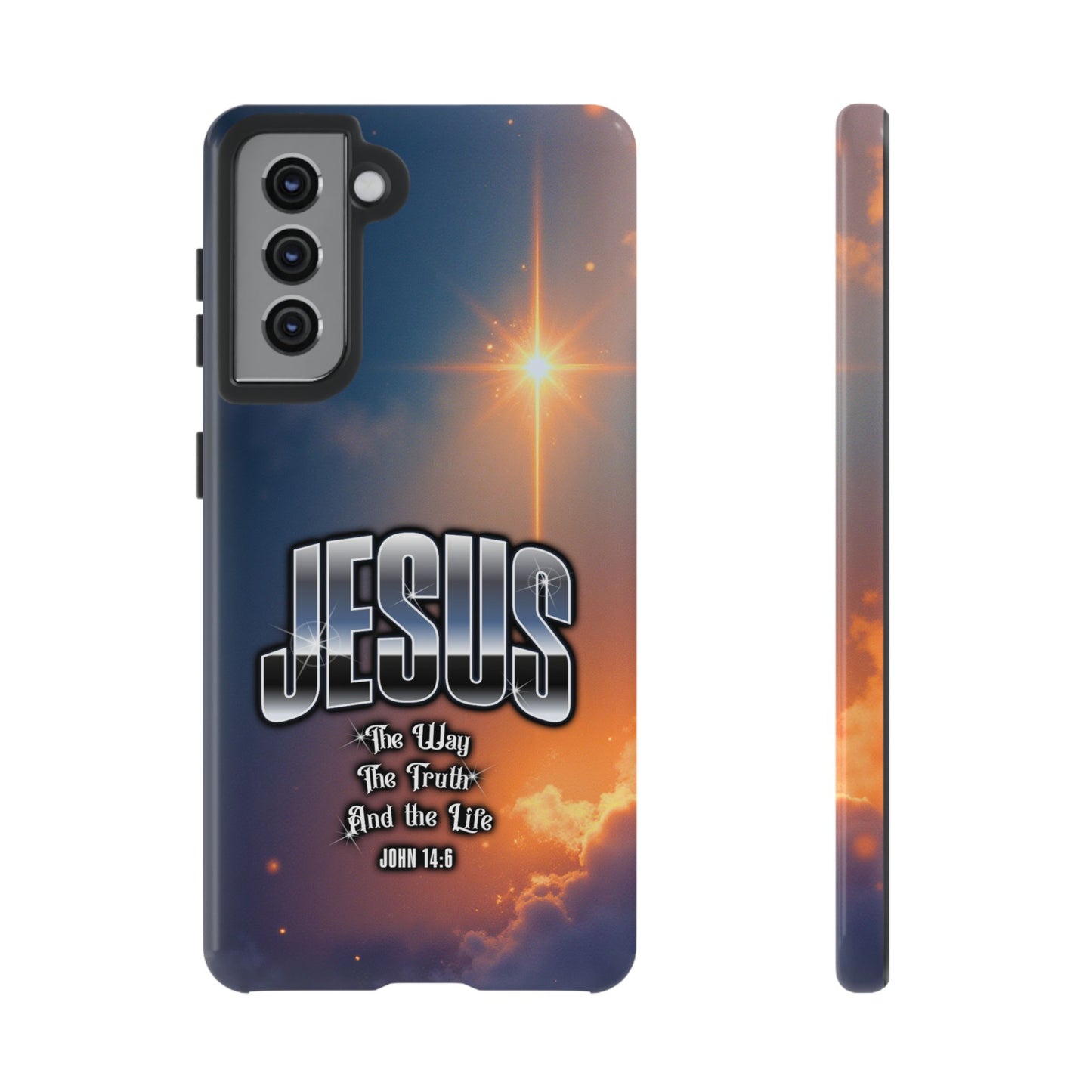 JESUS — The Way, The Truth, The Life — Radiant Sunrise Edition Phone Case