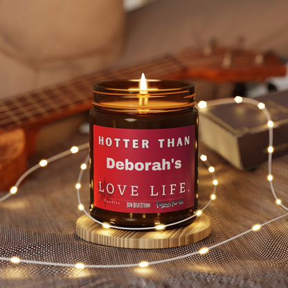 Customize Your Vibe™ Personalized Candle – Hotter Than blank's Love Life