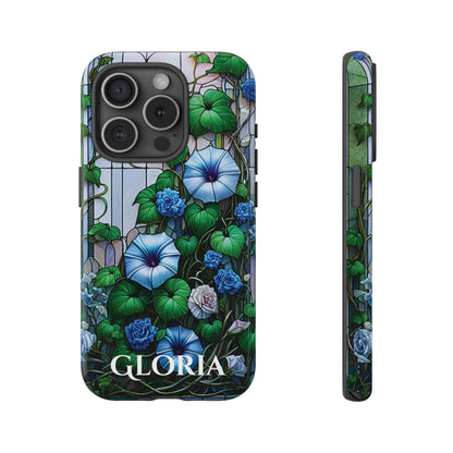 Cathedral Morning Glories - Personalized Phone Case
