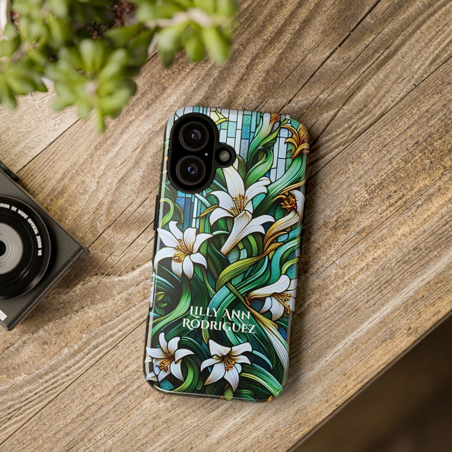 Cathedral Lilies - Personalized Phone Case