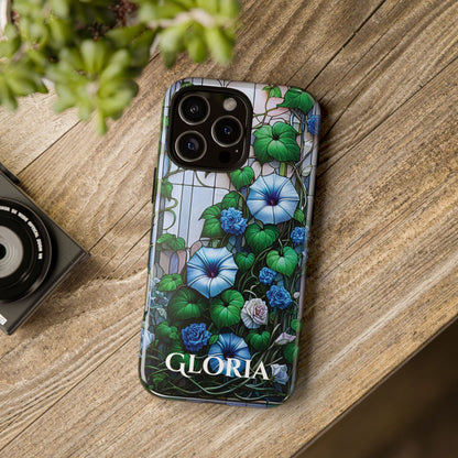 Cathedral Morning Glories - Personalized Phone Case