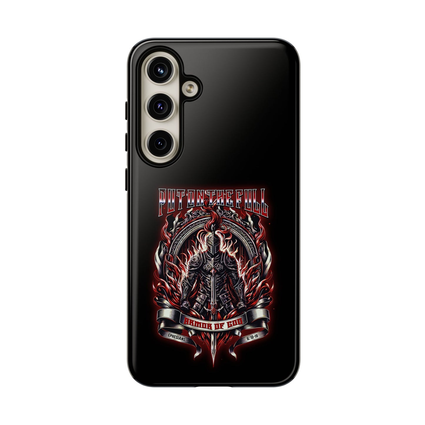 Armor of God Phone Case – Christian Warrior Design | Worship Wear Collection