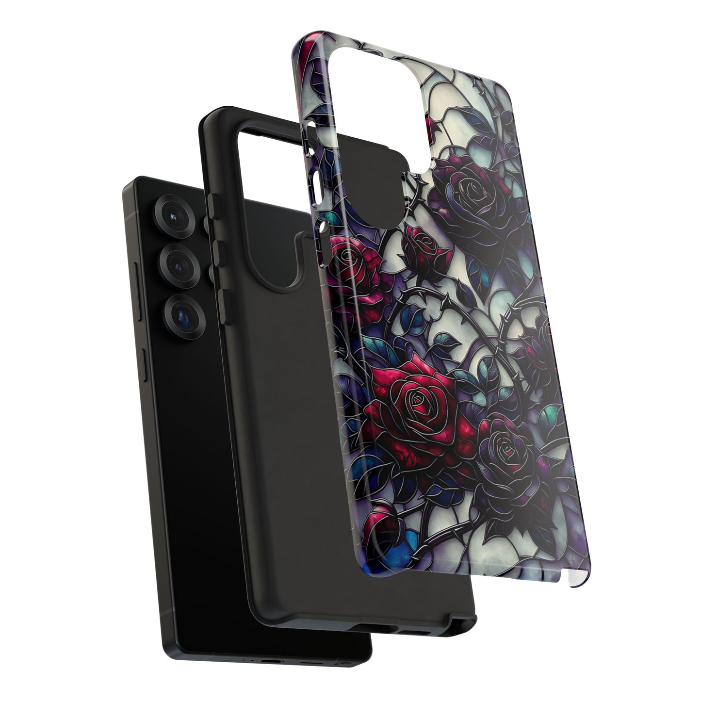 Cathedral Night Roses – Phone Case