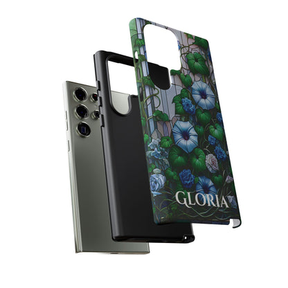 Cathedral Morning Glories - Personalized Phone Case