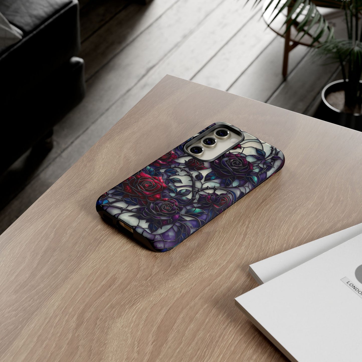 Cathedral Night Roses – Phone Case