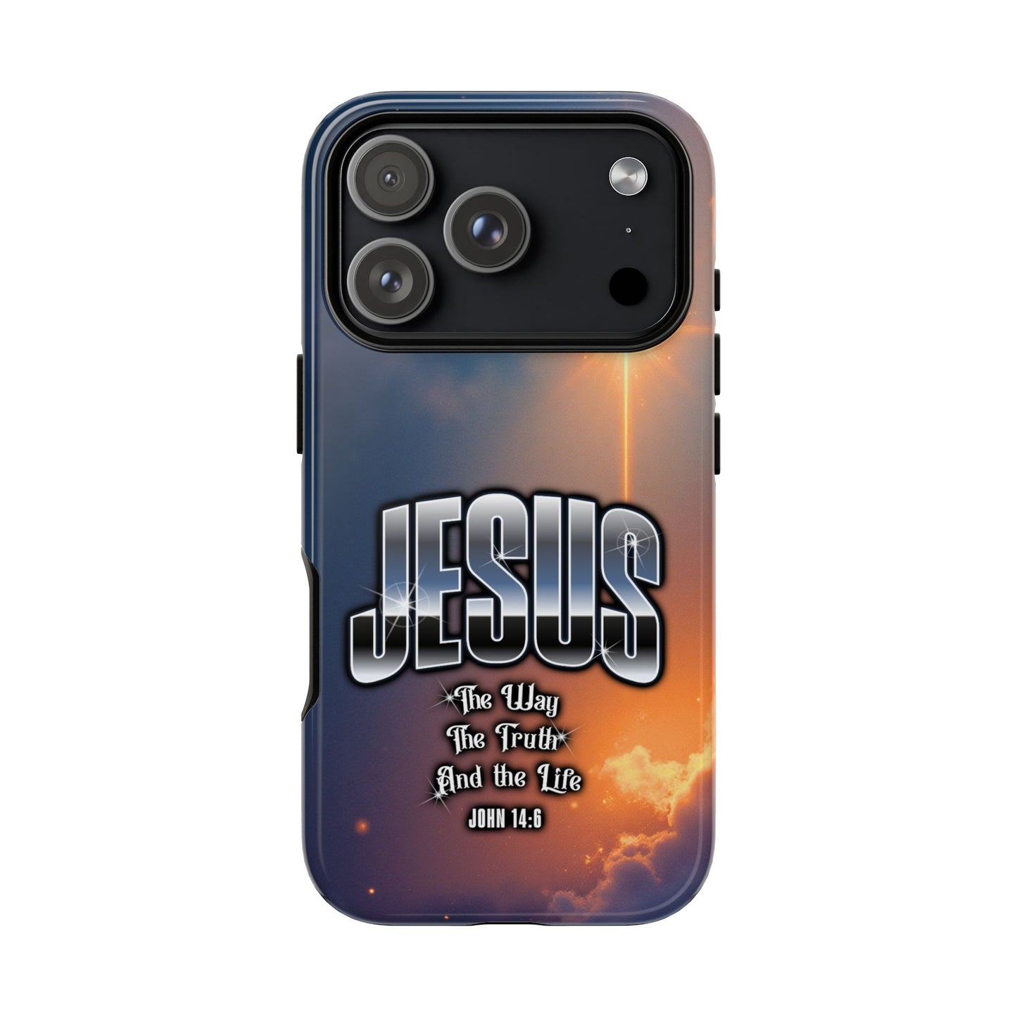 JESUS — The Way, The Truth, The Life — Radiant Sunrise Edition Phone Case