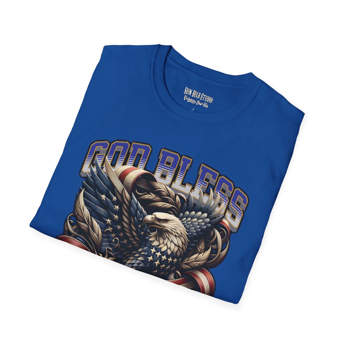 God Bless the USA Eagle T-Shirt - for Patriotism