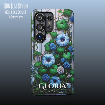 Cathedral Morning Glories - Personalized Phone Case