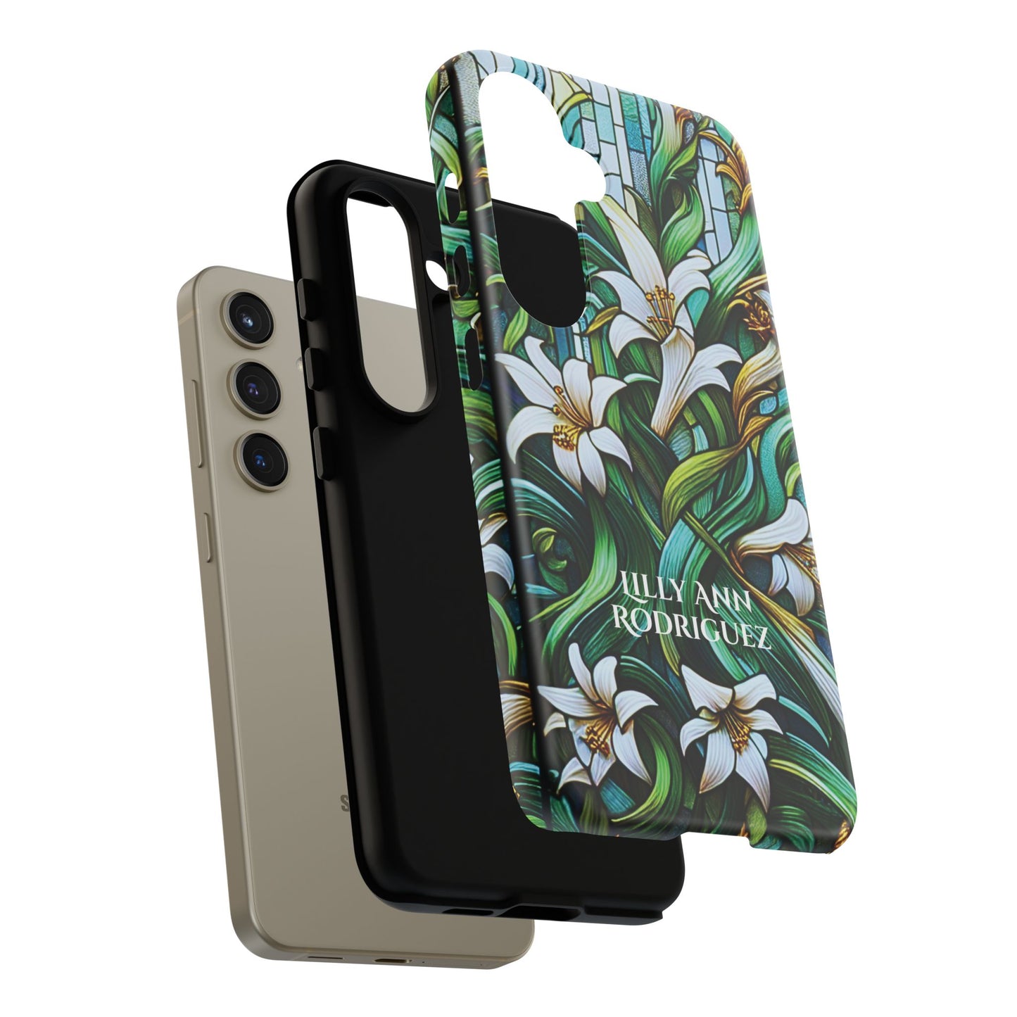 Cathedral Lilies - Personalized Phone Case