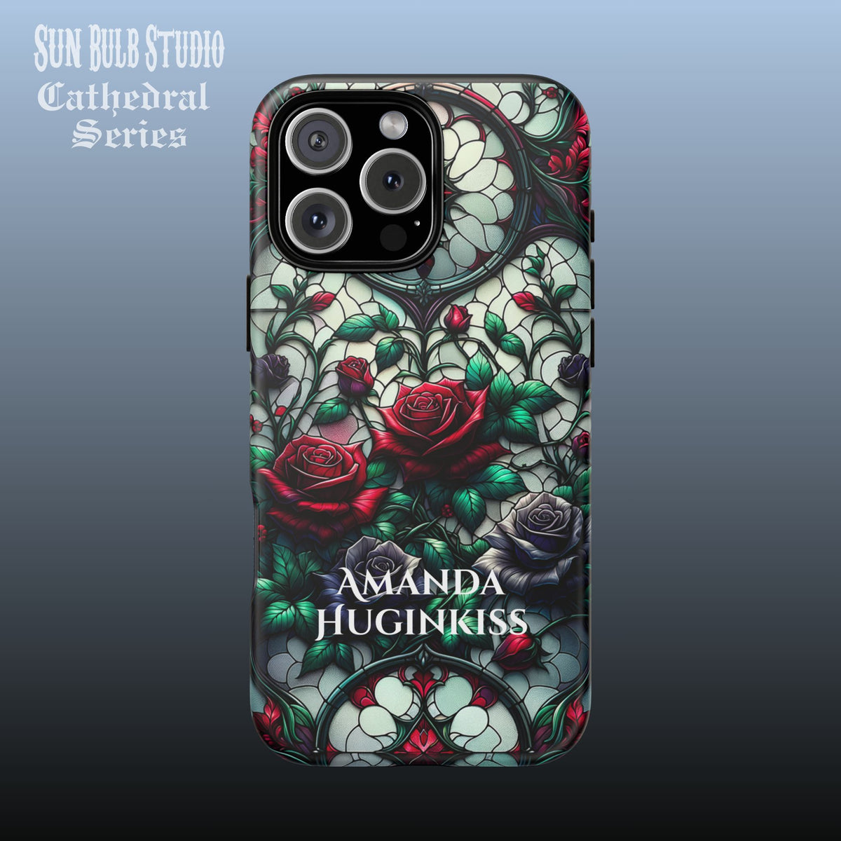 Cathedral Dawn Roses - Personalized Phone Case