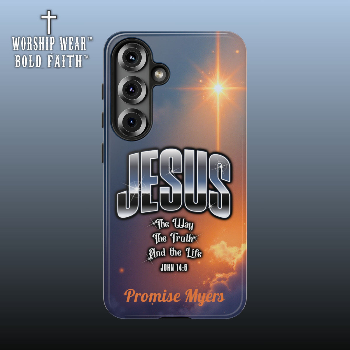 Jesus — The Way, The Truth & The Life — Personalized Phone Case