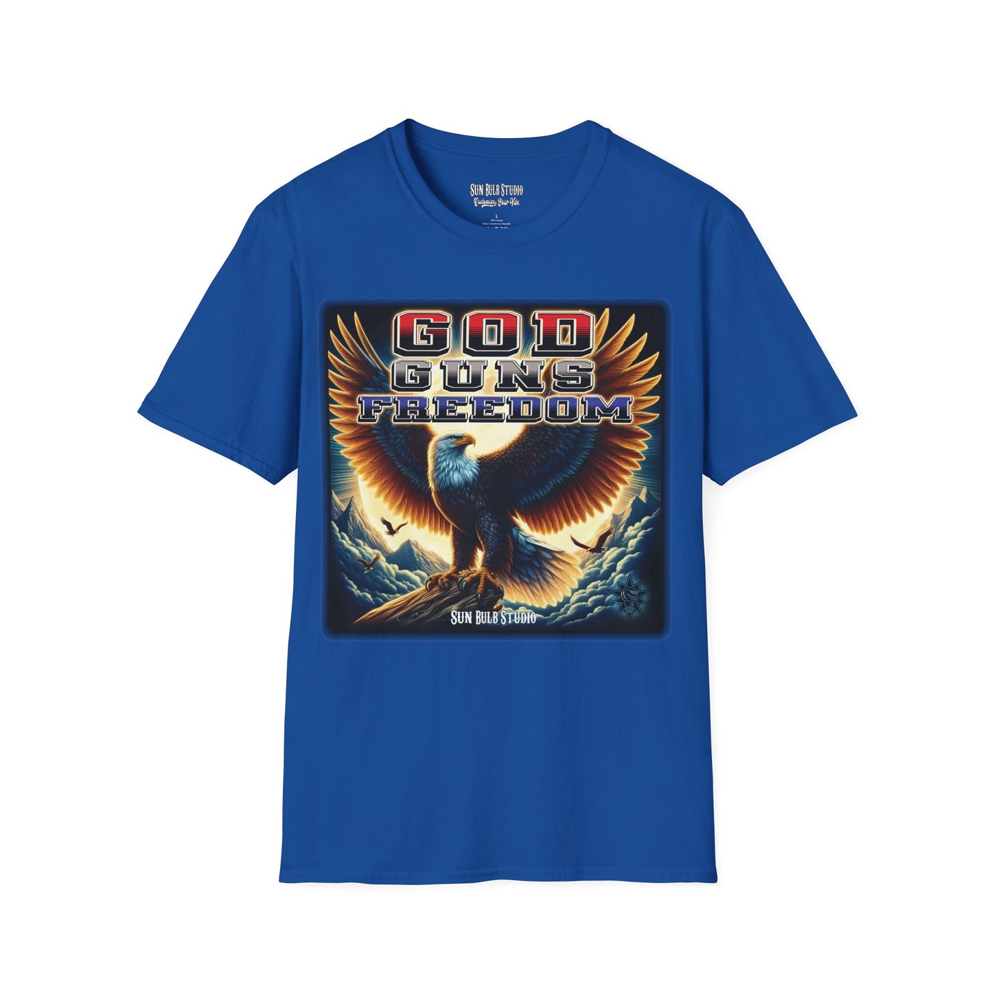 God. Guns. Freedom. – Patriotic Eagle T-Shirt