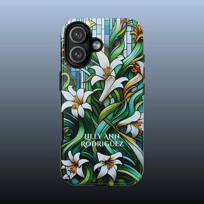 Cathedral Lilies - Personalized Phone Case