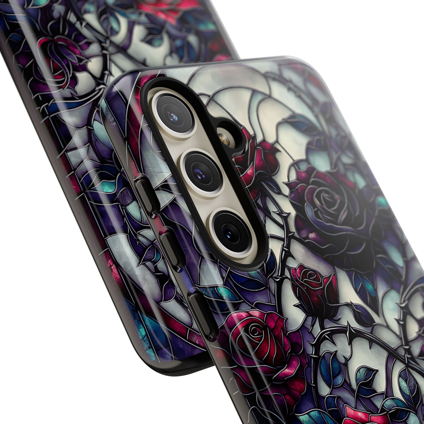 Cathedral Night Roses - Personalized Phone Case