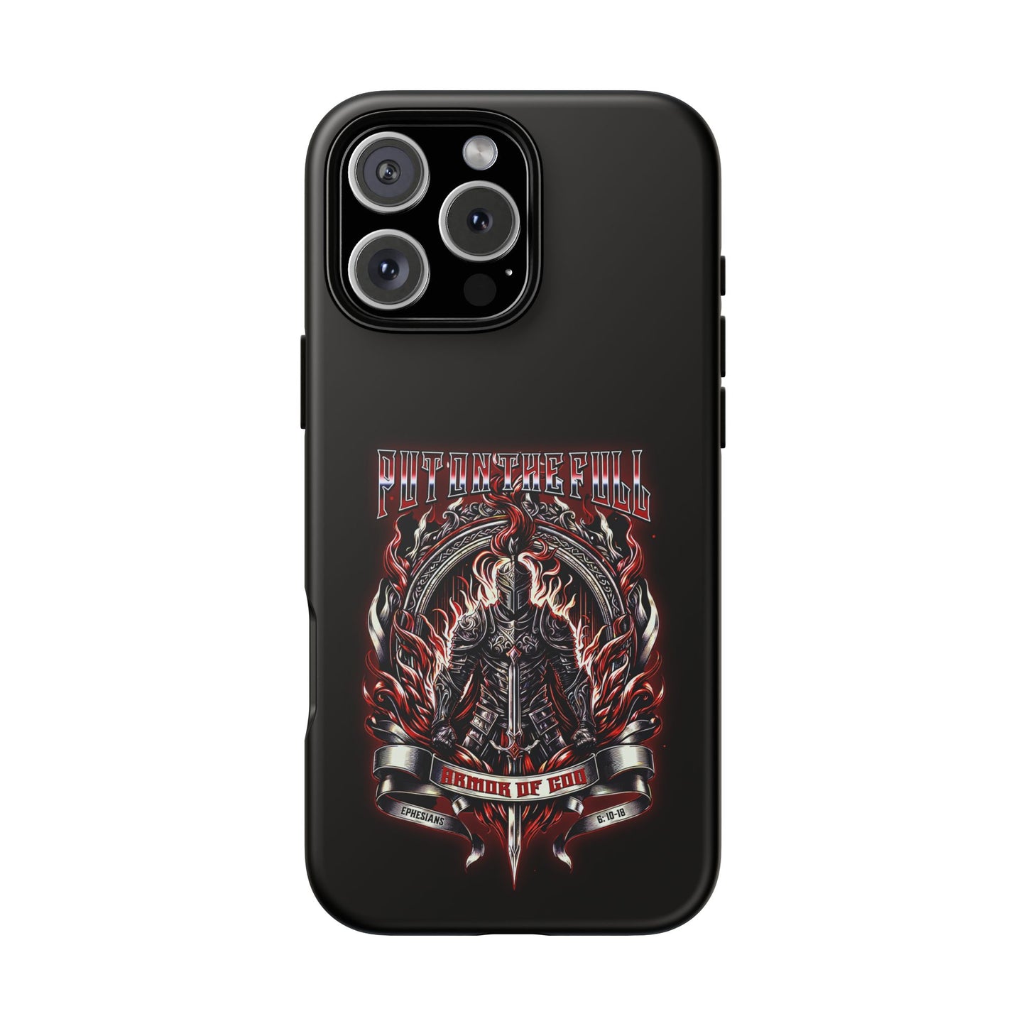 Armor of God Phone Case – Christian Warrior Design | Worship Wear Collection