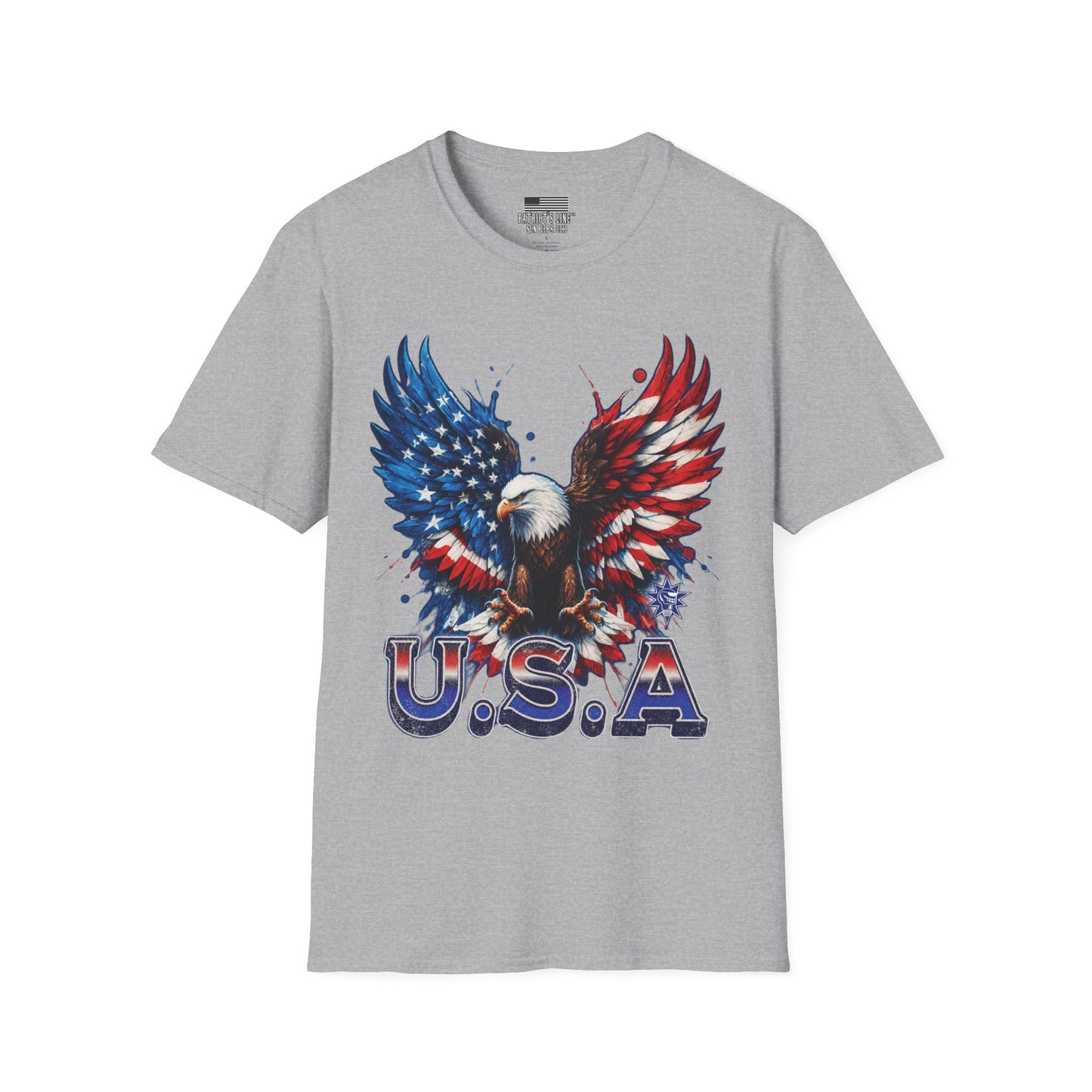 USA Eagle Wings Patriotic T-Shirt | Vintage Americana Graphic Tee