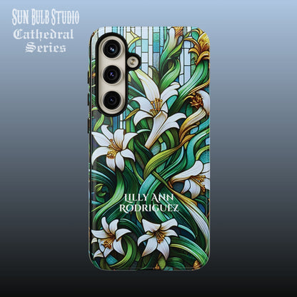 Cathedral Lilies - Personalized Phone Case