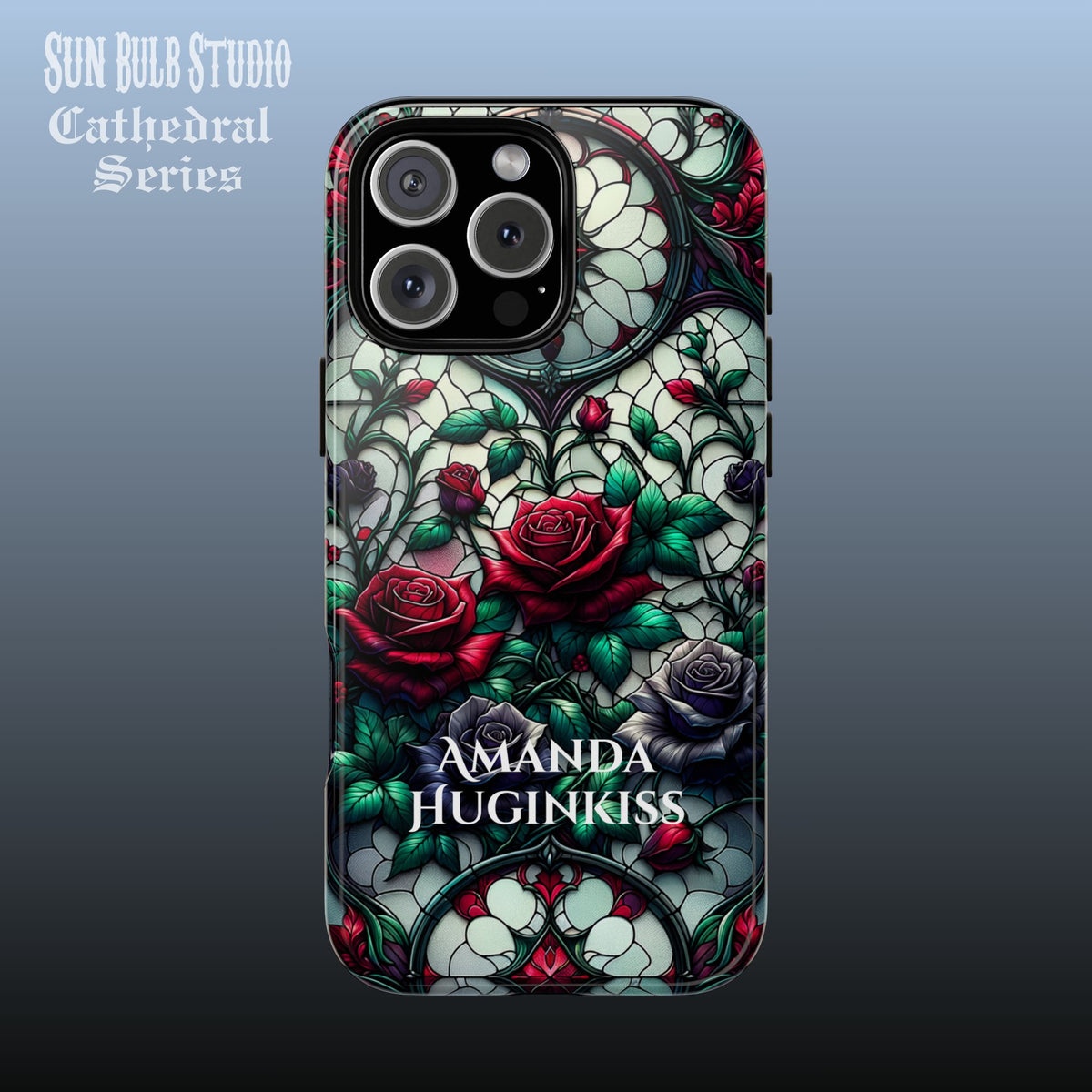 Cathedral Dawn Roses - Personalized Phone Case