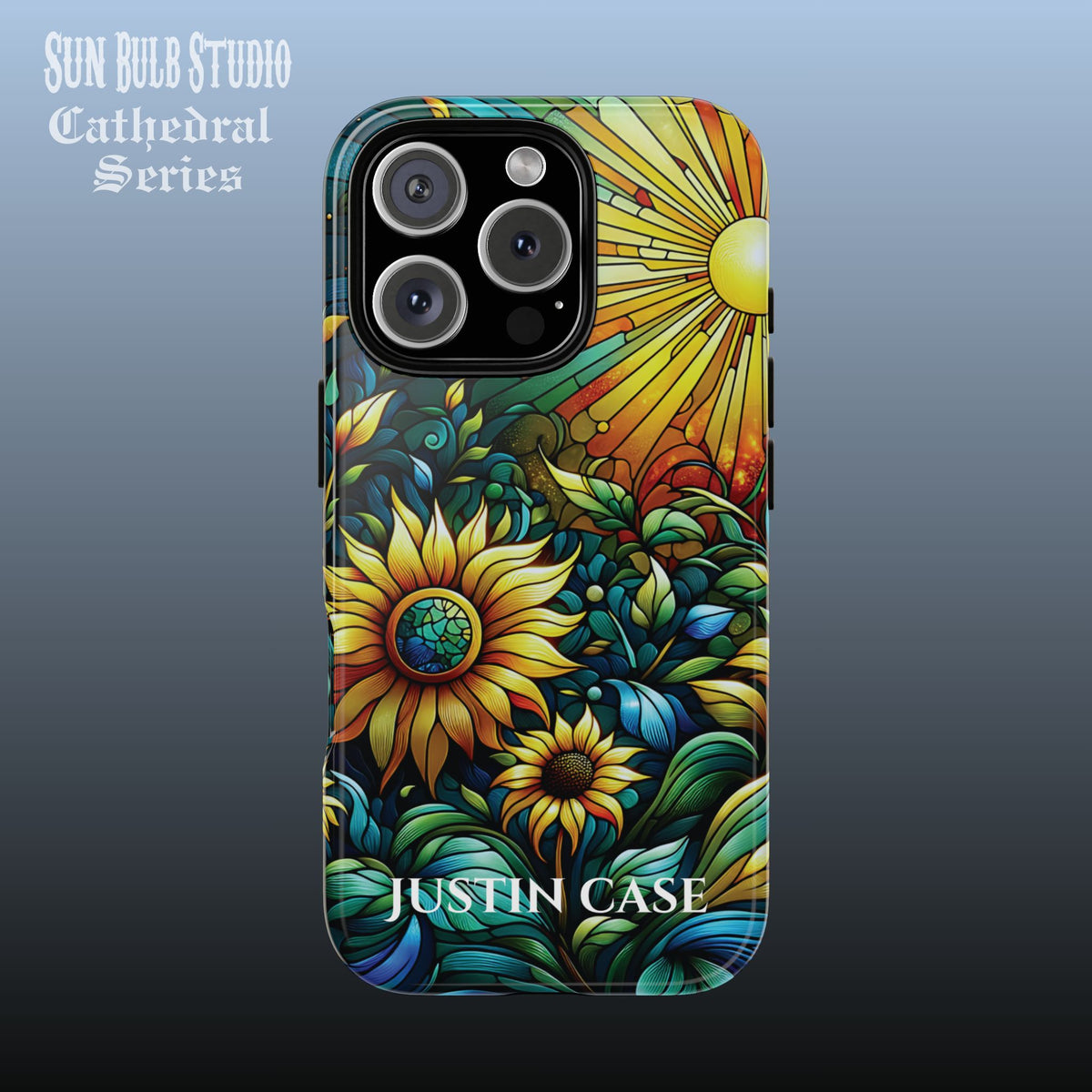 Cathedral Sunflowers - Personalized Phone Case