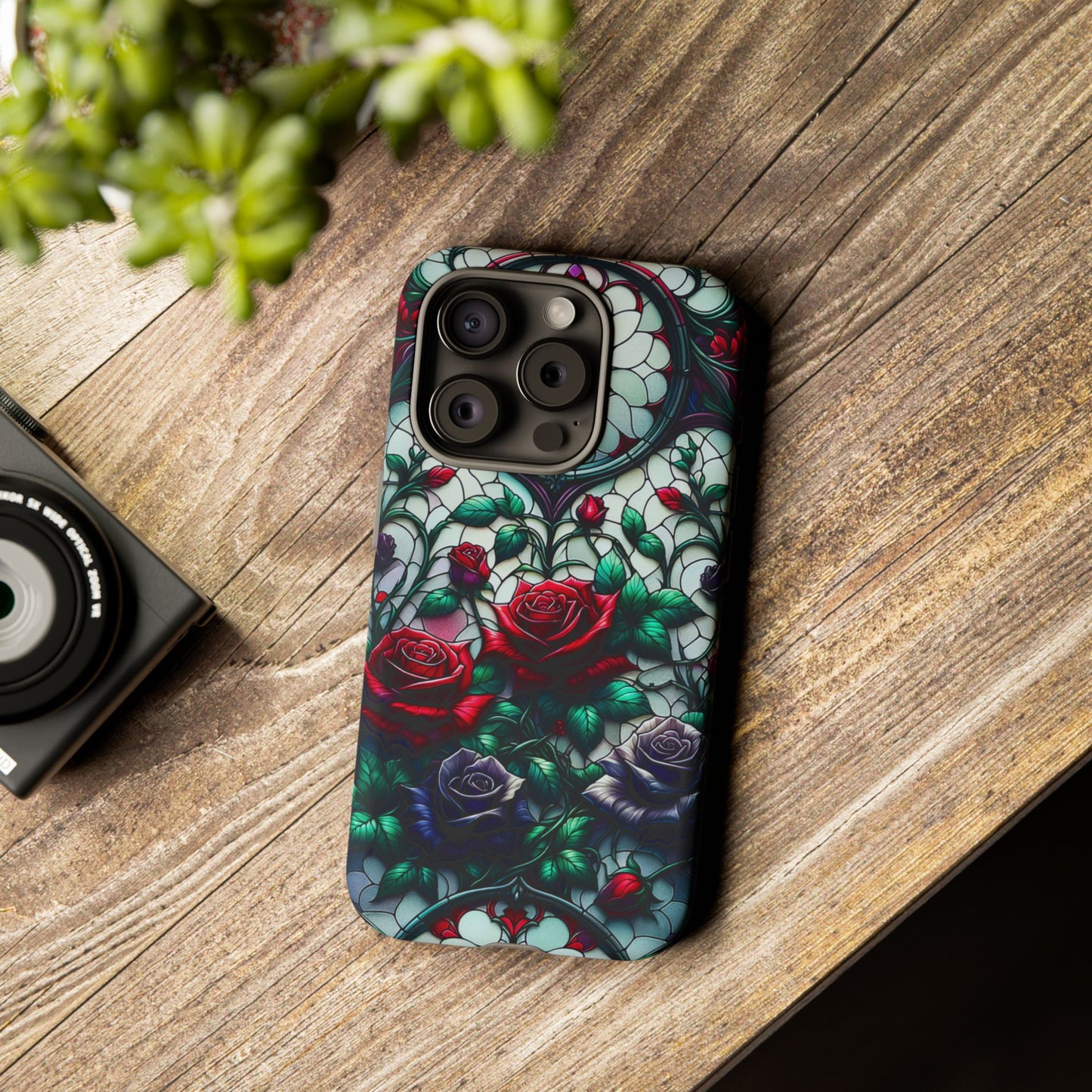 Cathedral Dawn Roses - Phone Case