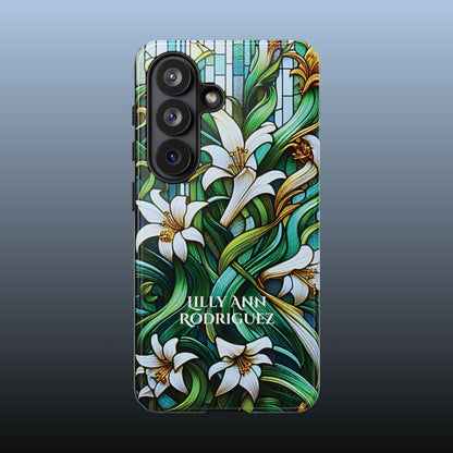 Cathedral Lilies - Personalized Phone Case