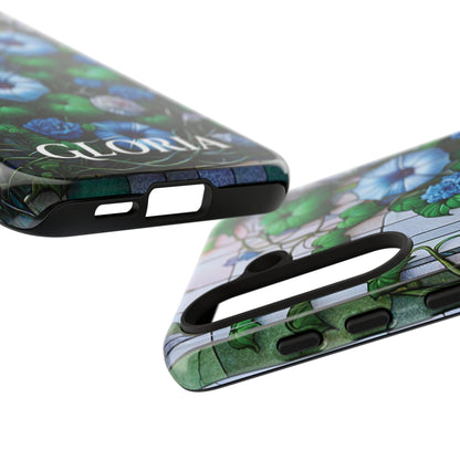 Cathedral Morning Glories - Personalized Phone Case