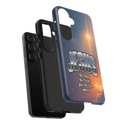 JESUS — The Way, The Truth, The Life — Radiant Sunrise Edition Phone Case