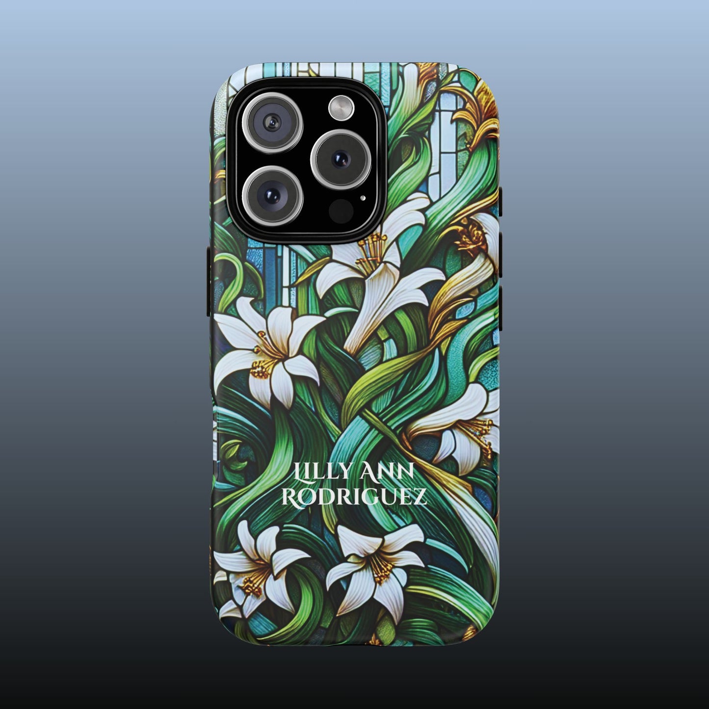 Cathedral Lilies - Personalized Phone Case