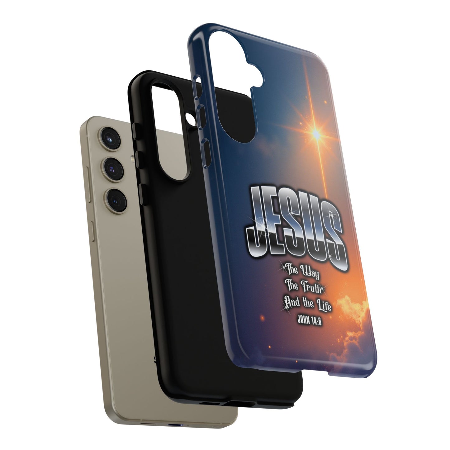JESUS — The Way, The Truth, The Life — Radiant Sunrise Edition Phone Case