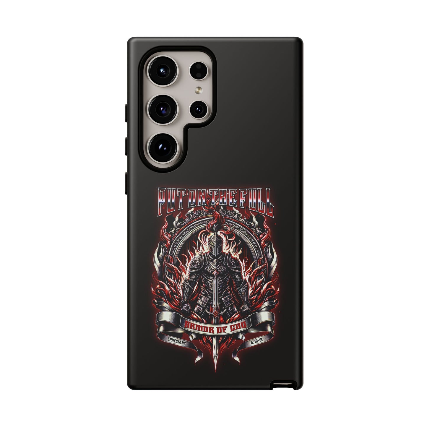 Armor of God Phone Case – Christian Warrior Design | Worship Wear Collection