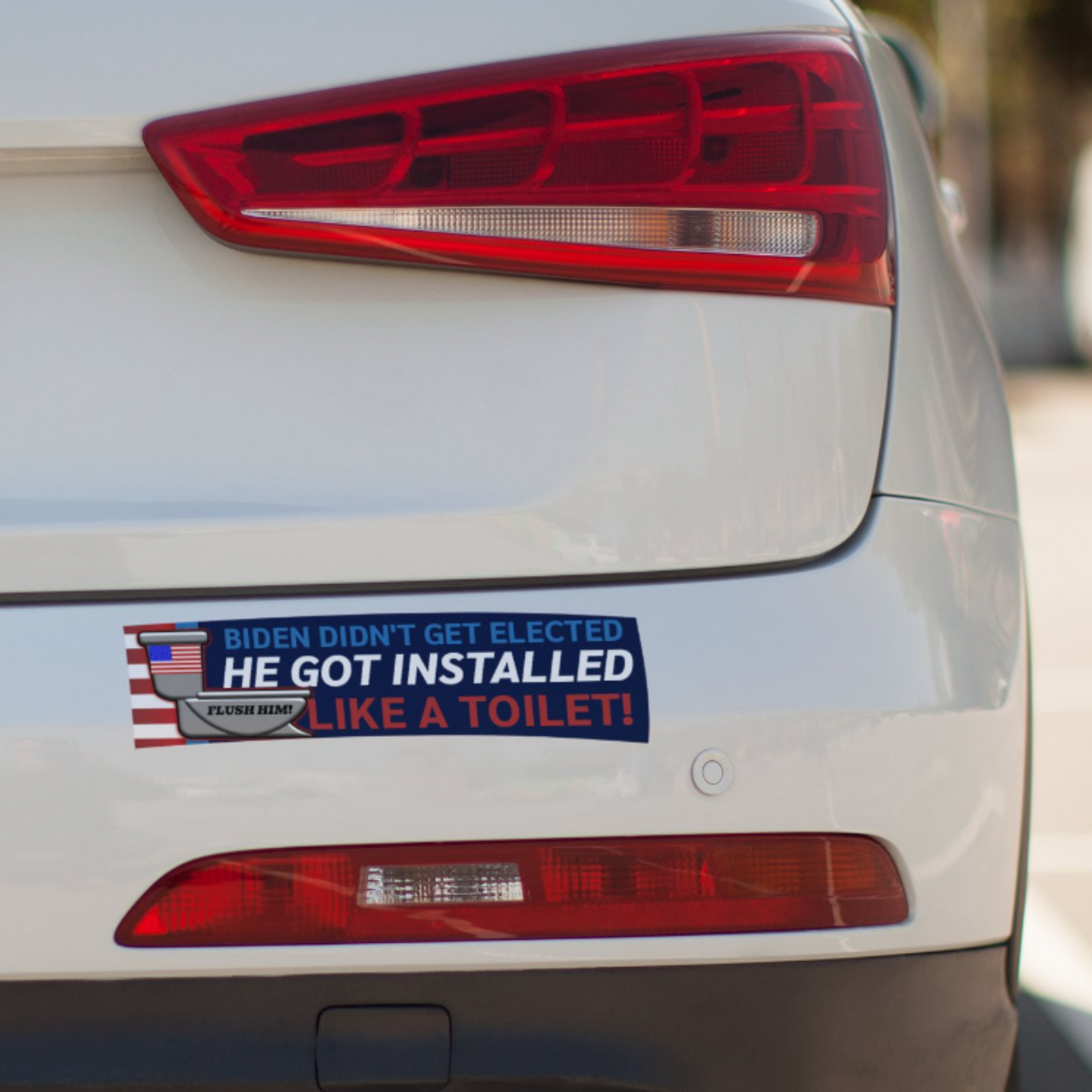 BIDEN DIDN'T GET ELECTED- BUMPER STICKER