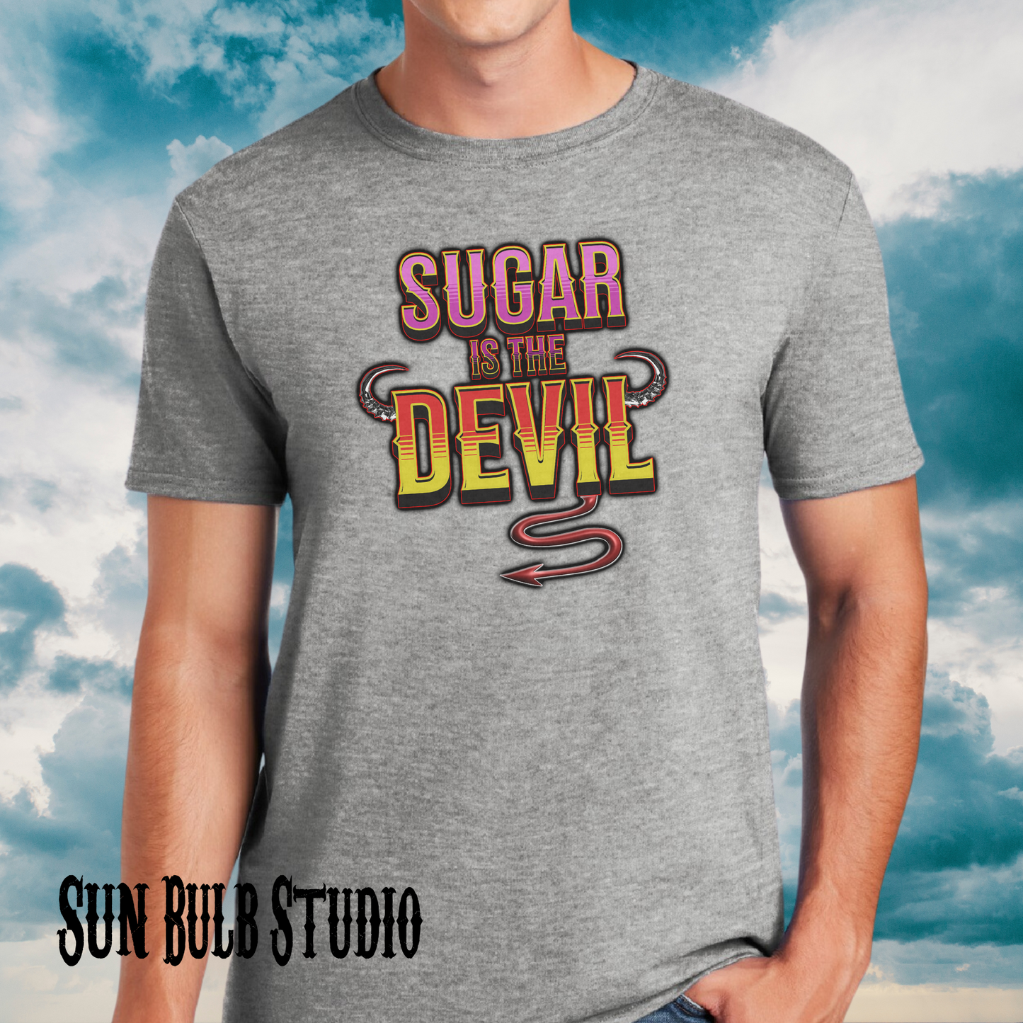 "Sugar is the Devil" -short sleeve T shirt